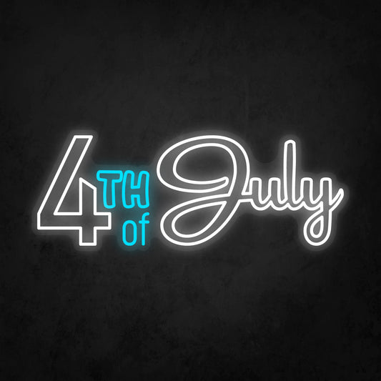 LED Neon Sign - 4th of July