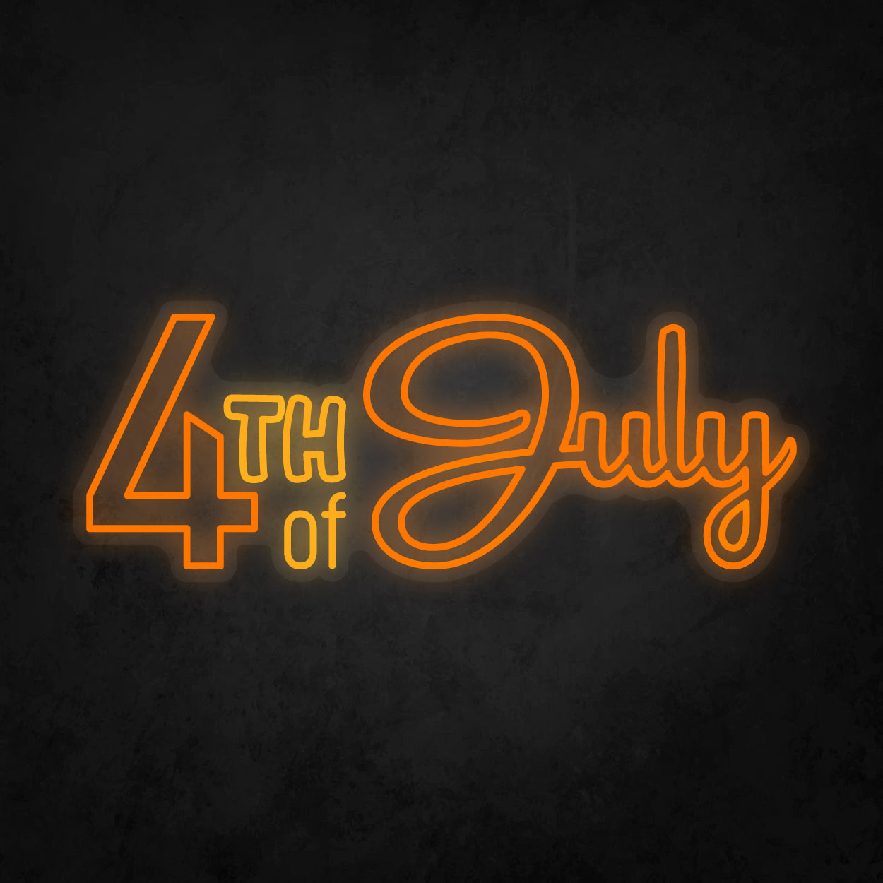 LED Neon Sign - 4th of July