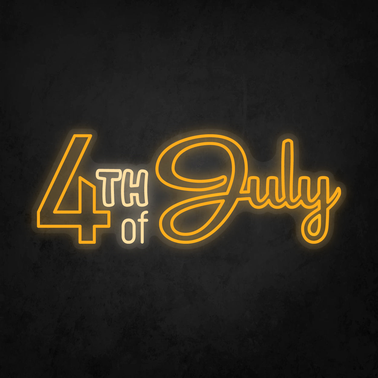 LED Neon Sign - 4th of July