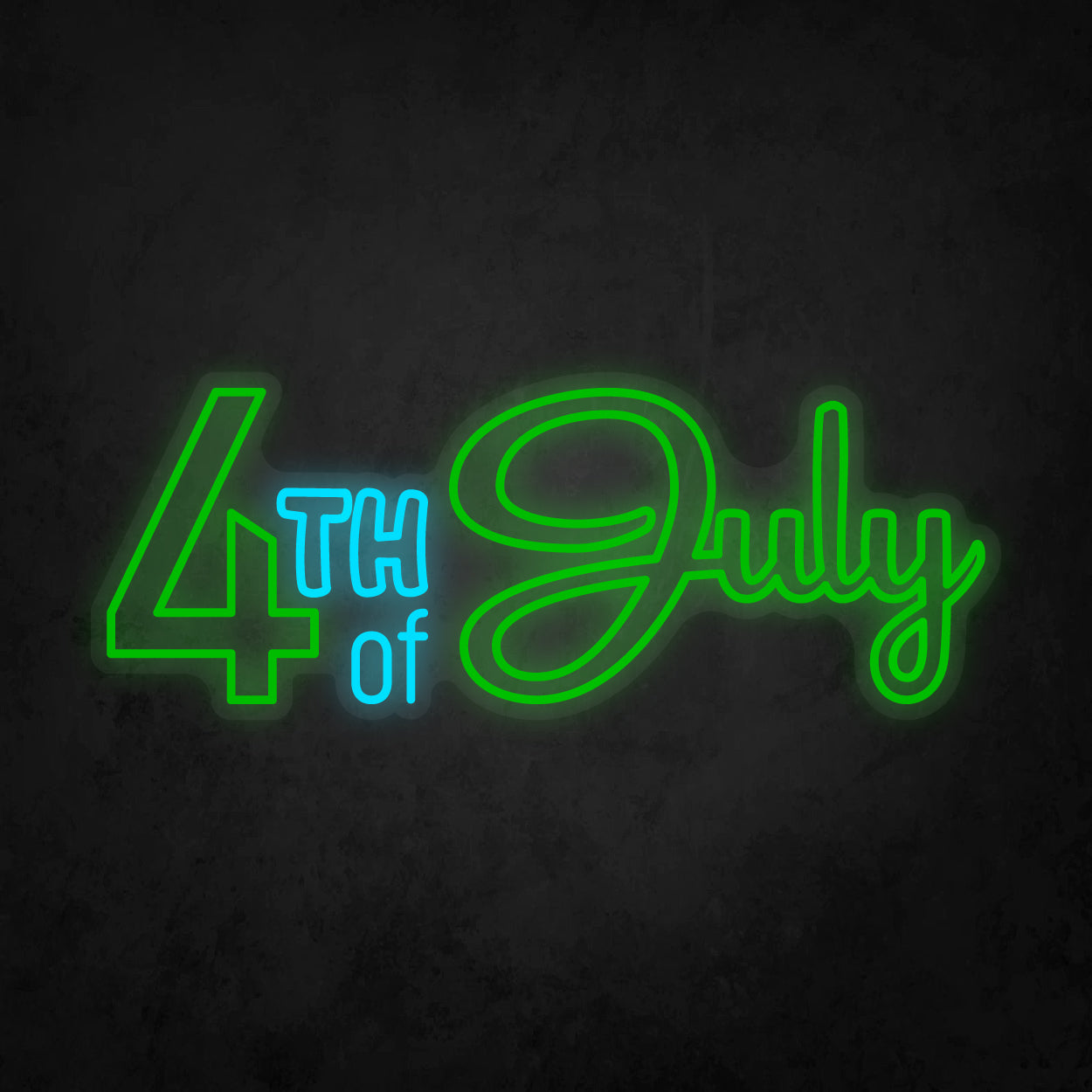 LED Neon Sign - 4th of July