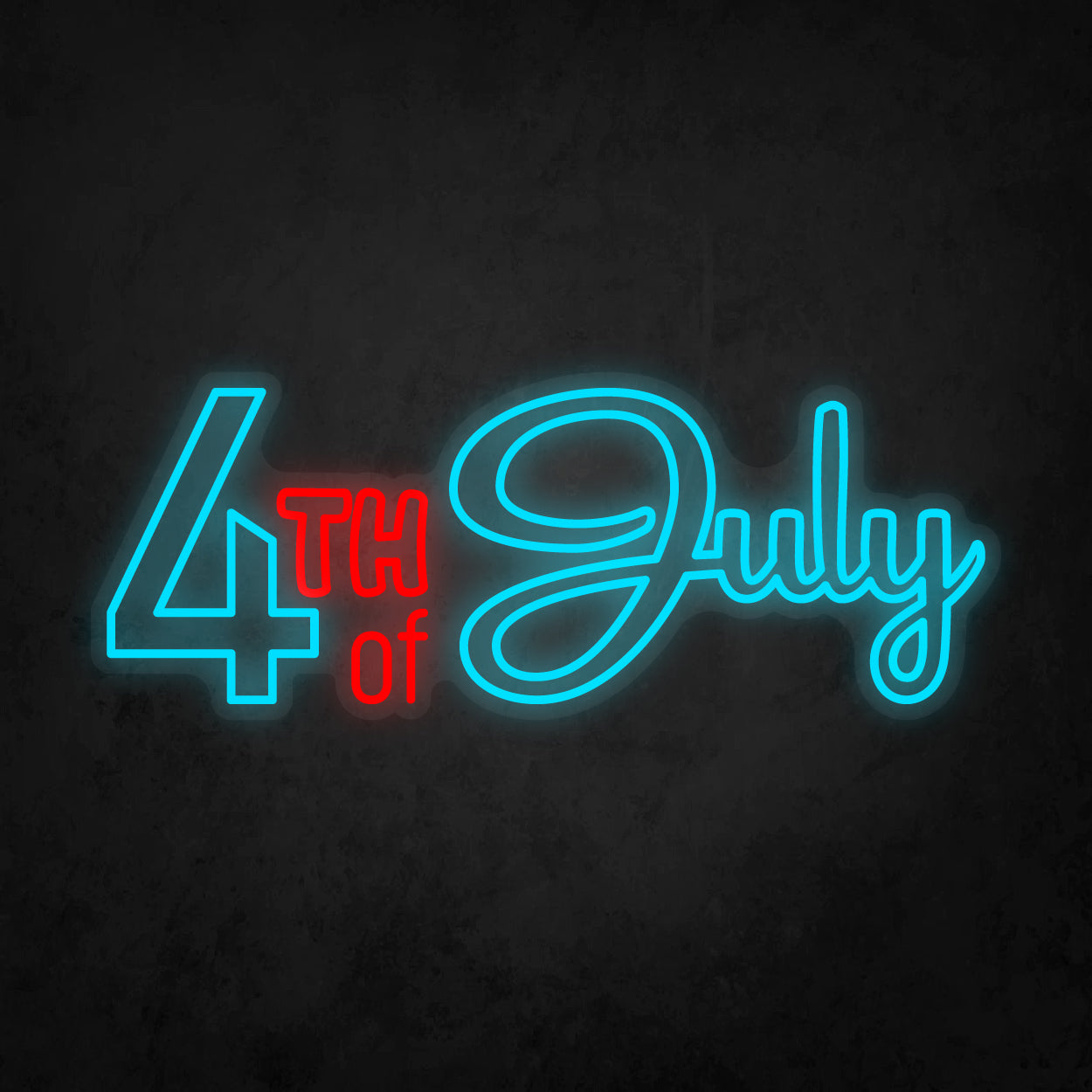 LED Neon Sign - 4th of July