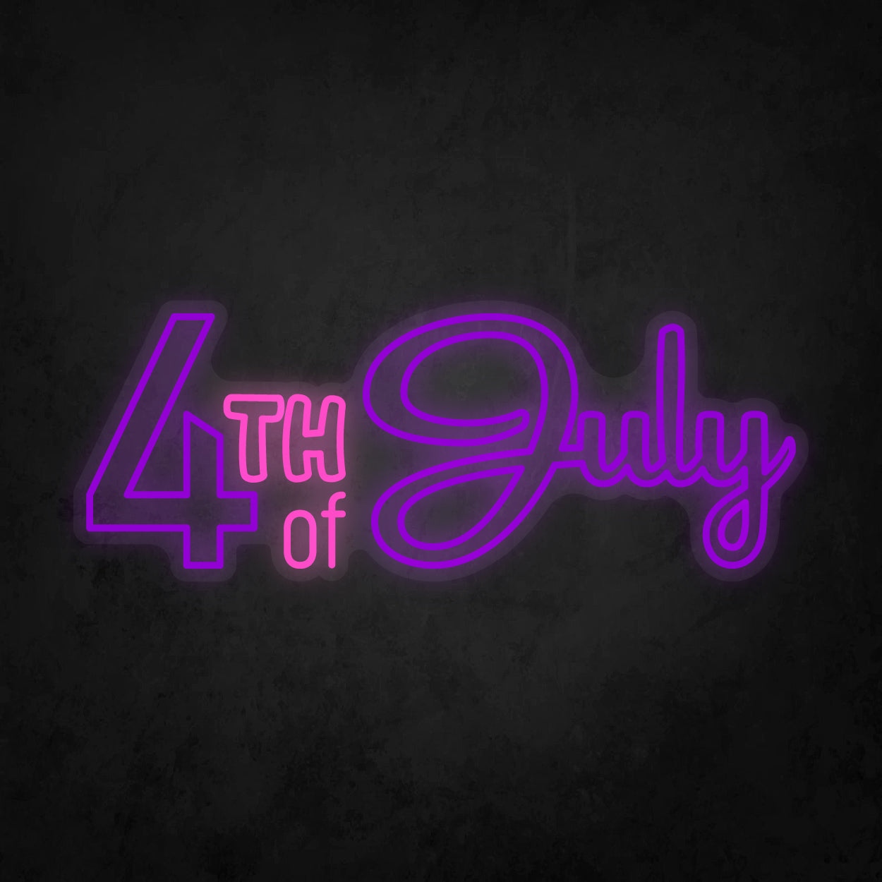 LED Neon Sign - 4th of July