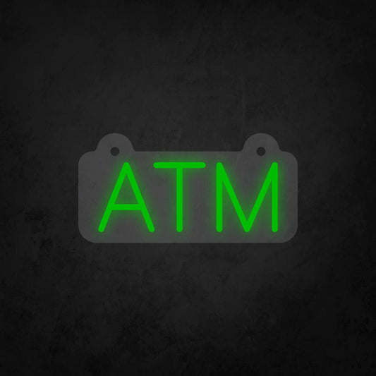 LED Neon Sign - ATM Sign for Window