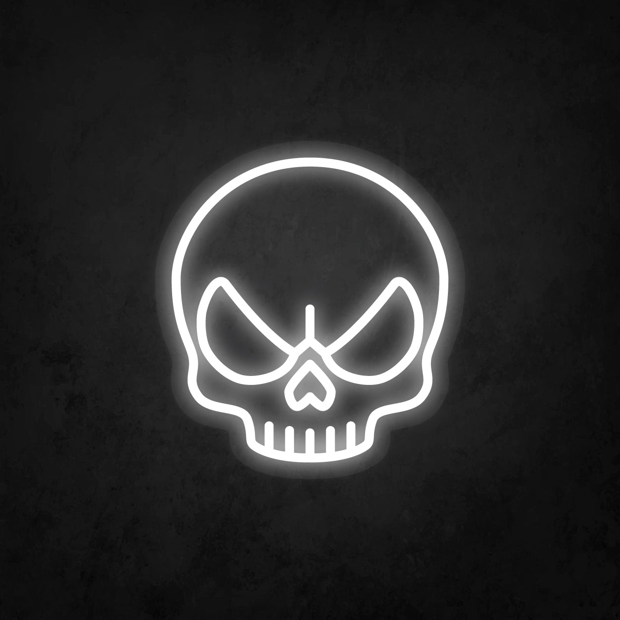 LED Neon Sign - Angry Skull