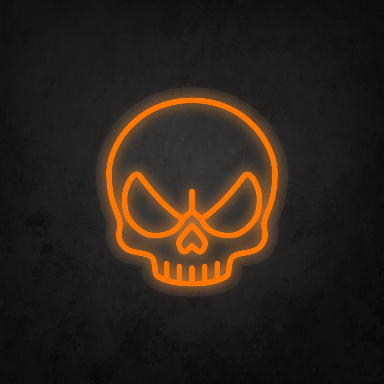 LED Neon Sign - Angry Skull