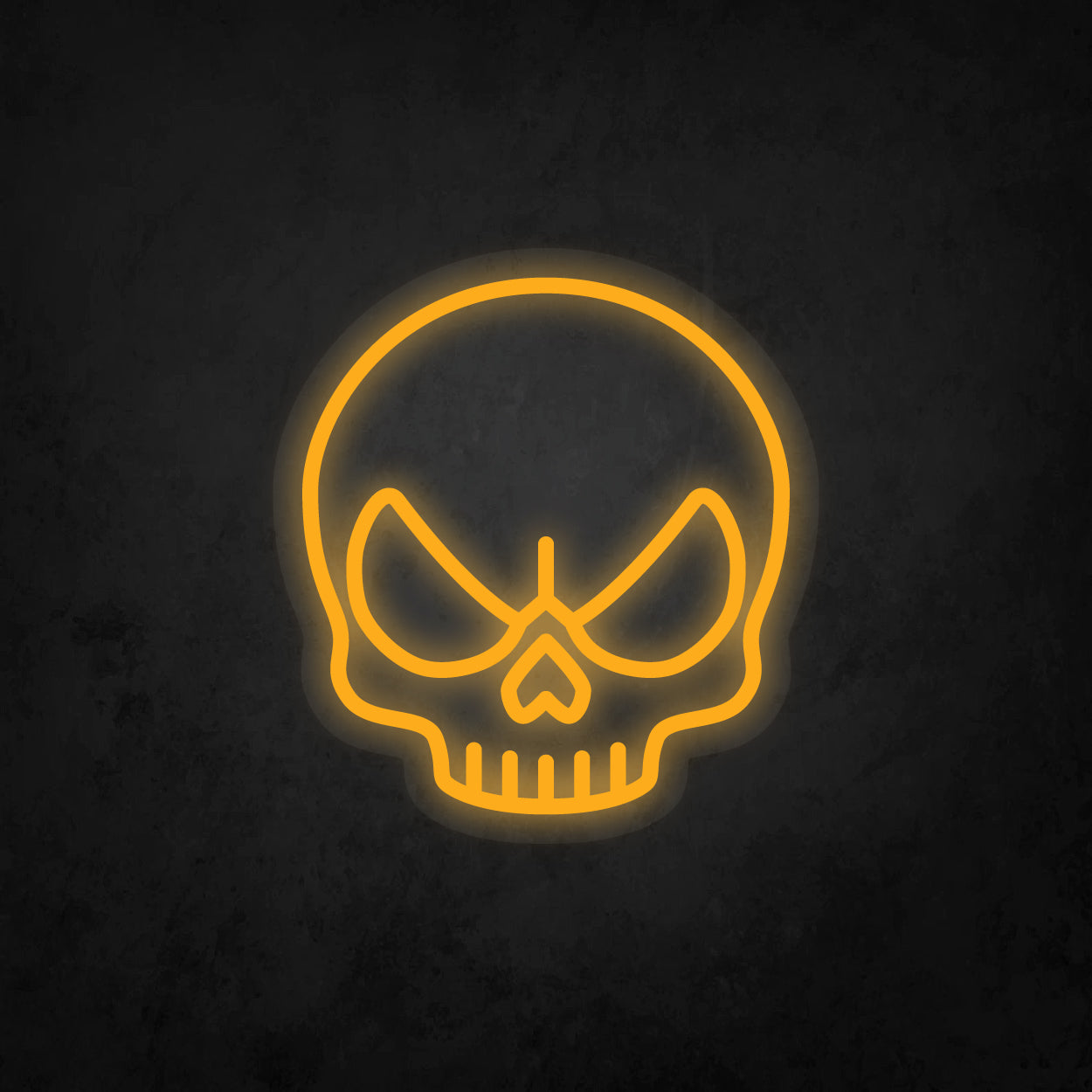 LED Neon Sign - Angry Skull