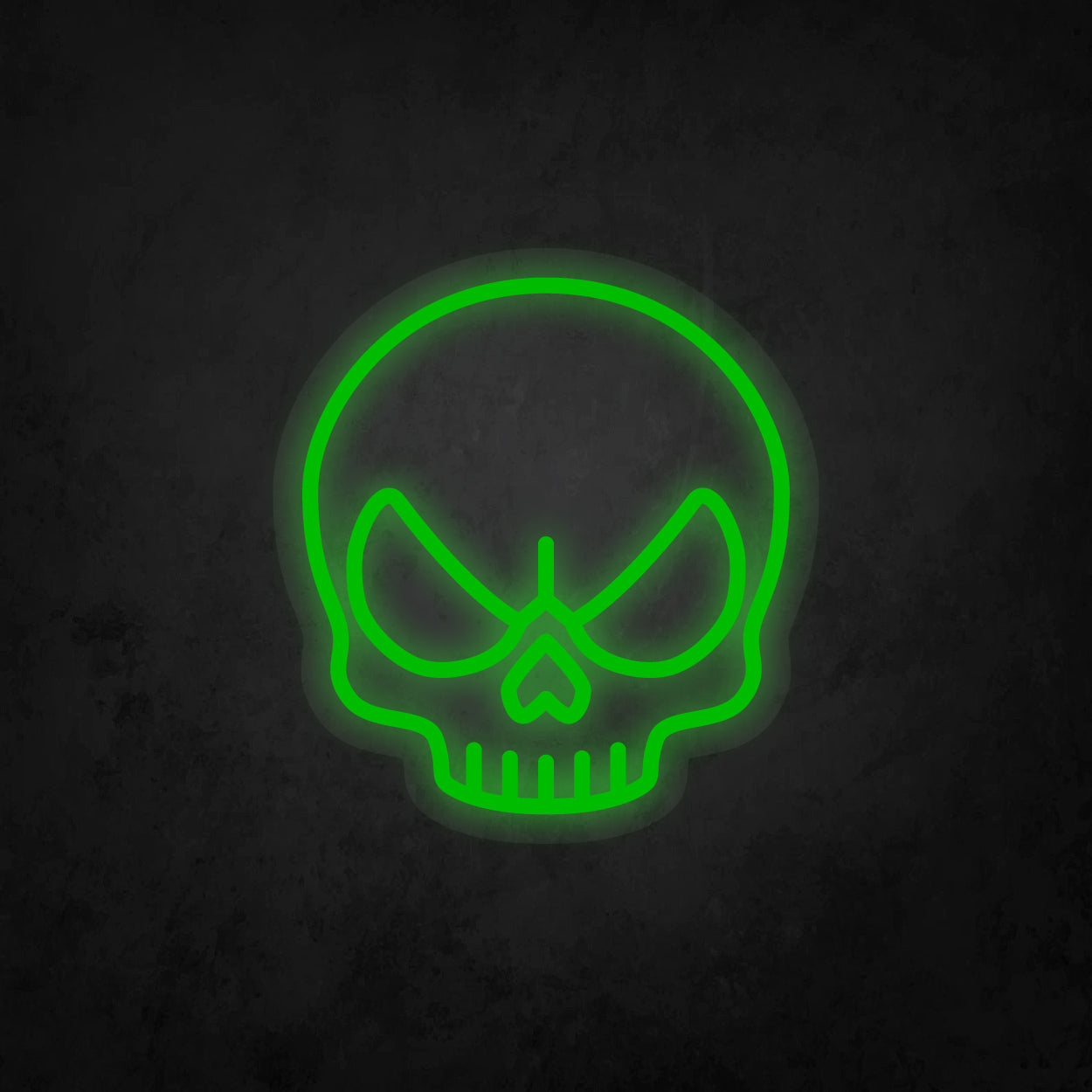 LED Neon Sign - Angry Skull