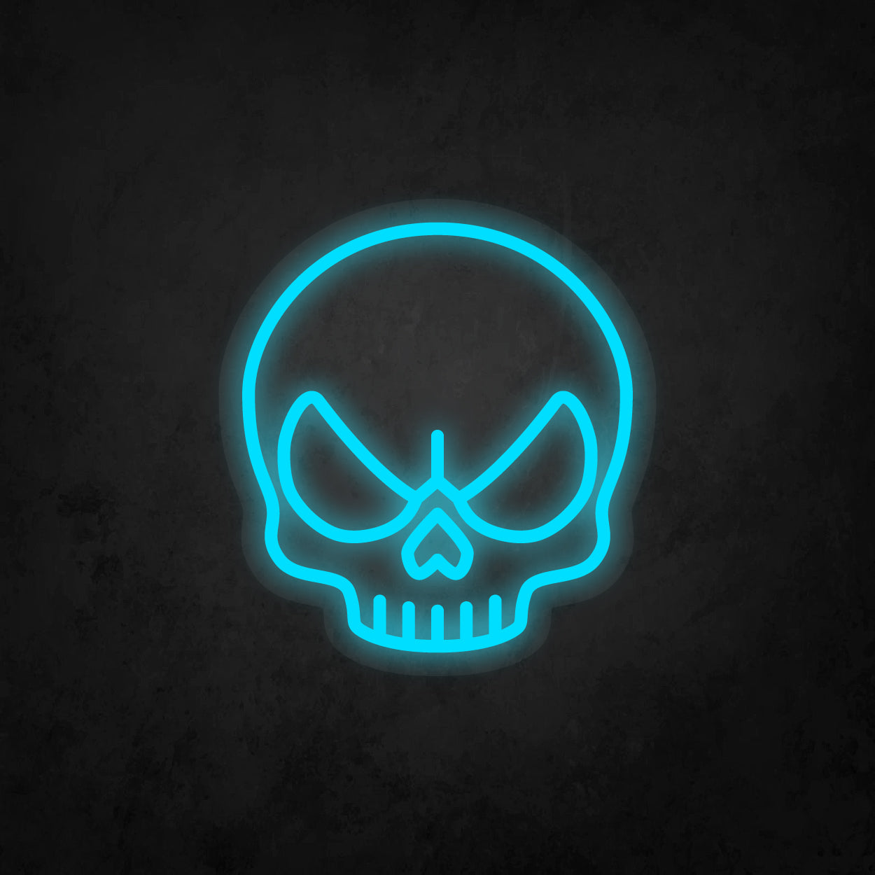 LED Neon Sign - Angry Skull