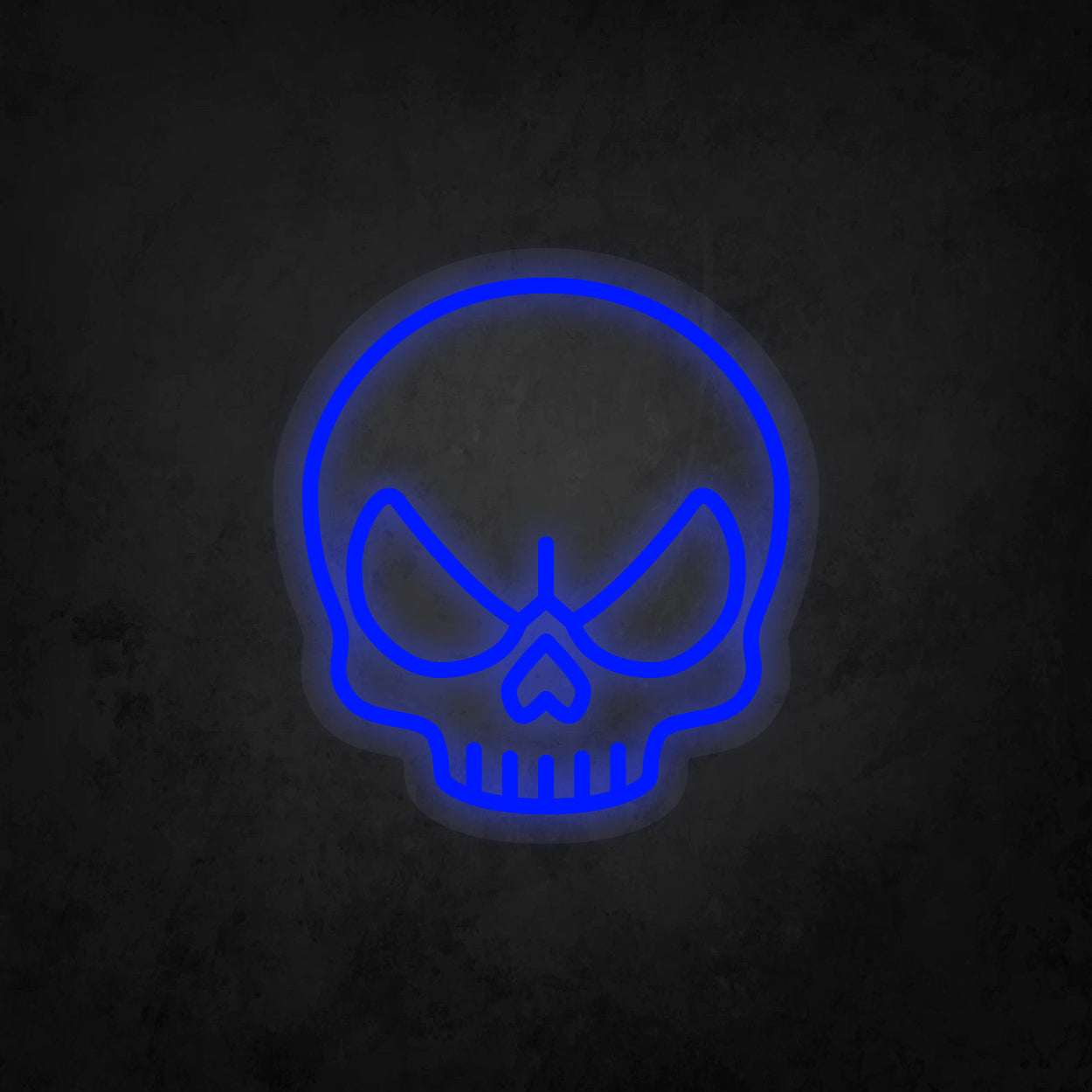 LED Neon Sign - Angry Skull