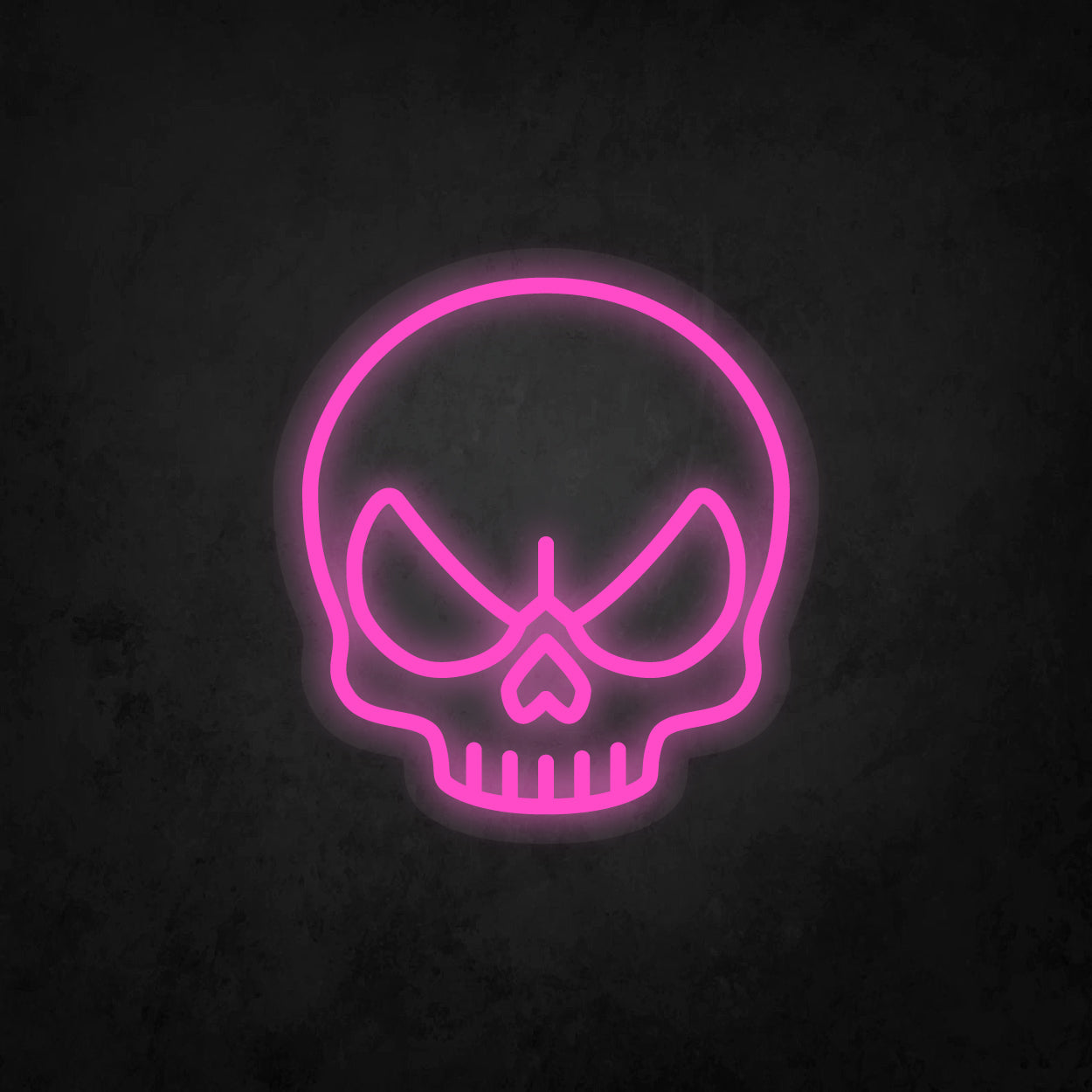 LED Neon Sign - Angry Skull