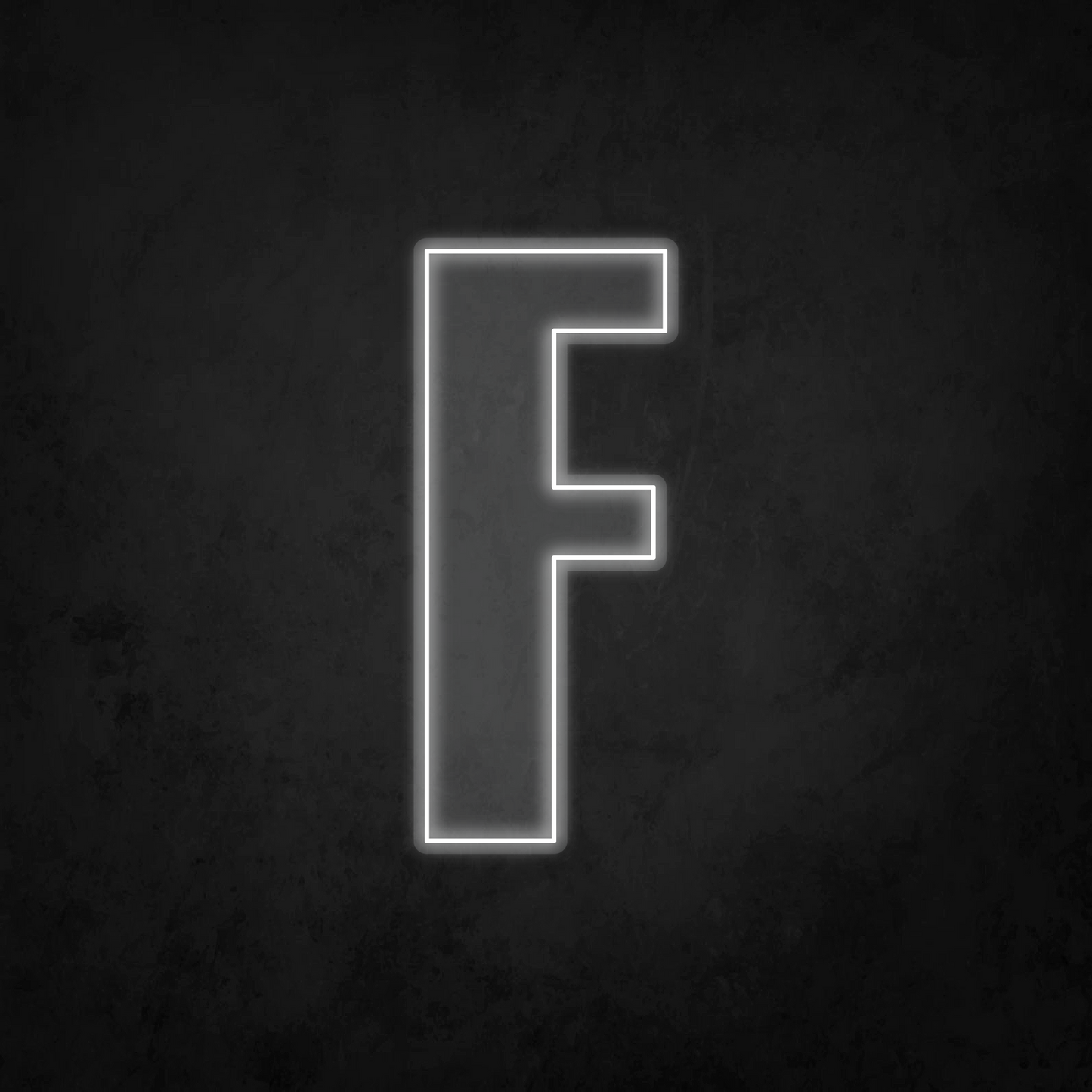LED Neon Sign - Alphabet - F - XL Size