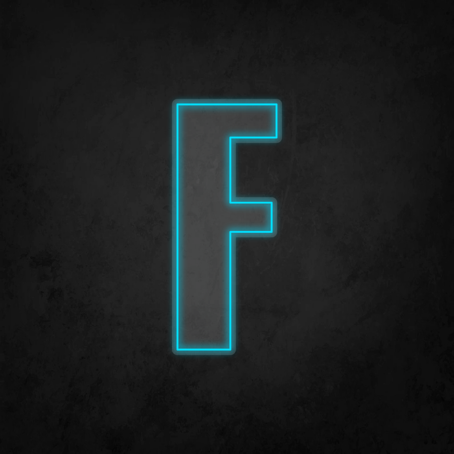 LED Neon Sign - Alphabet - F - XL Size