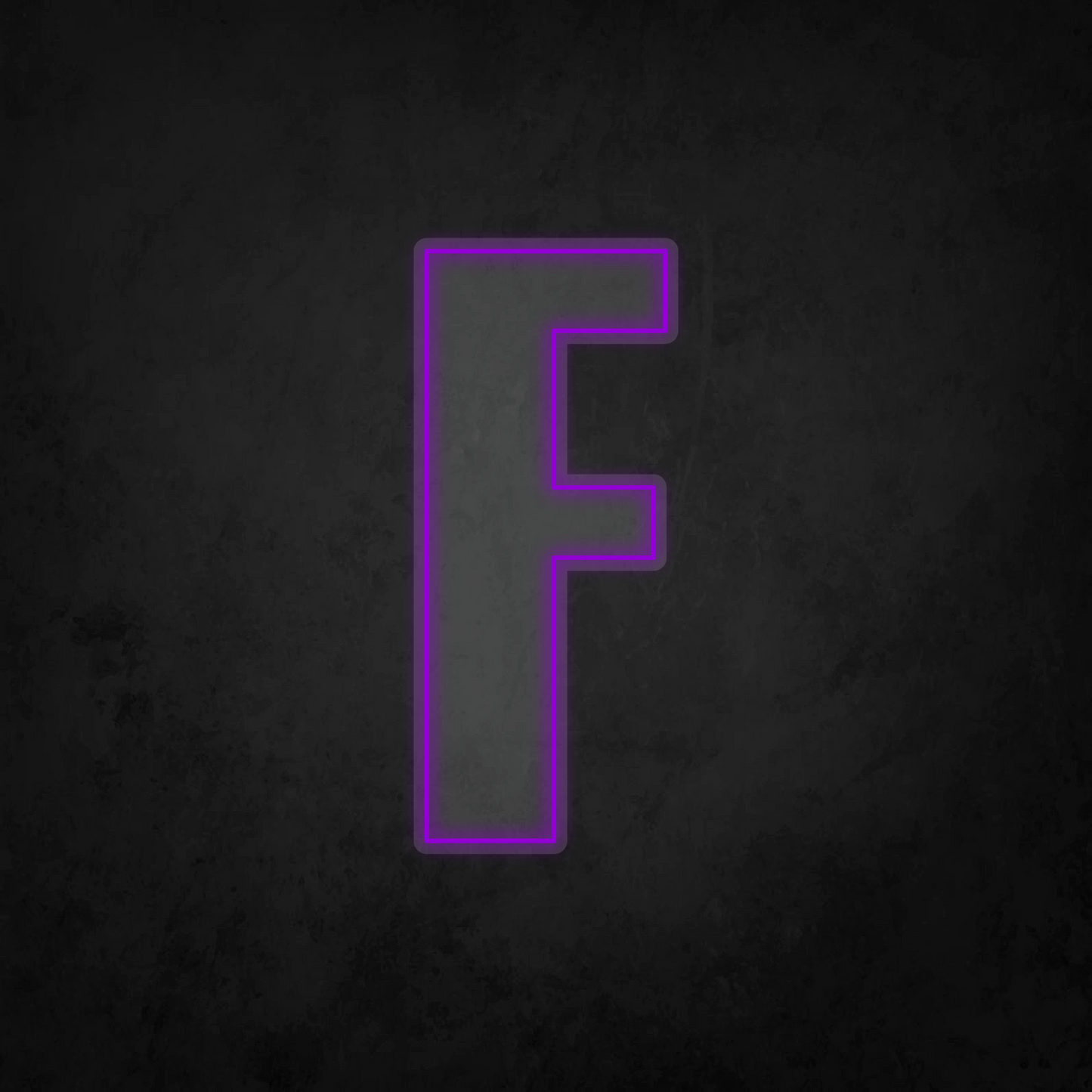 LED Neon Sign - Alphabet - F - XL Size