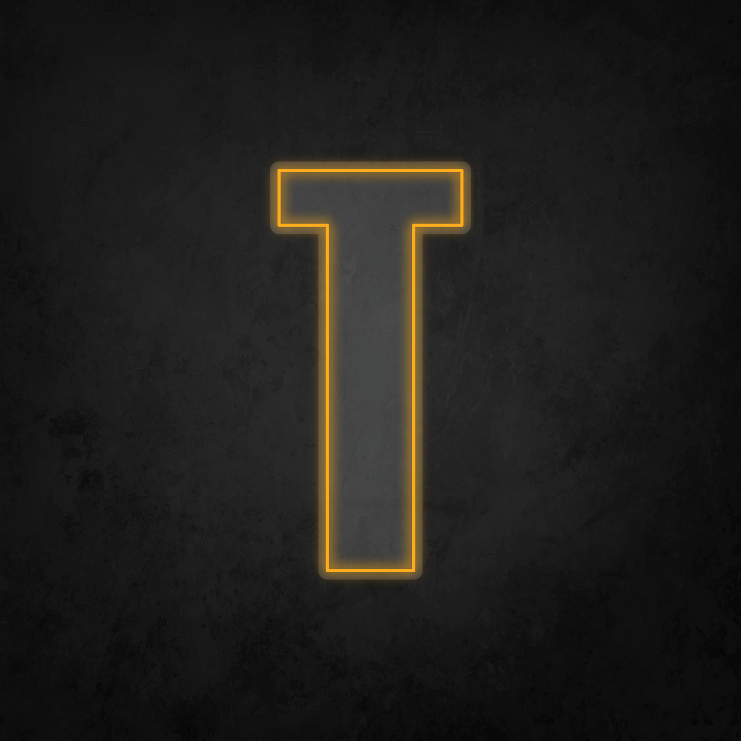 LED Neon Sign - Alphabet - T - XL Size