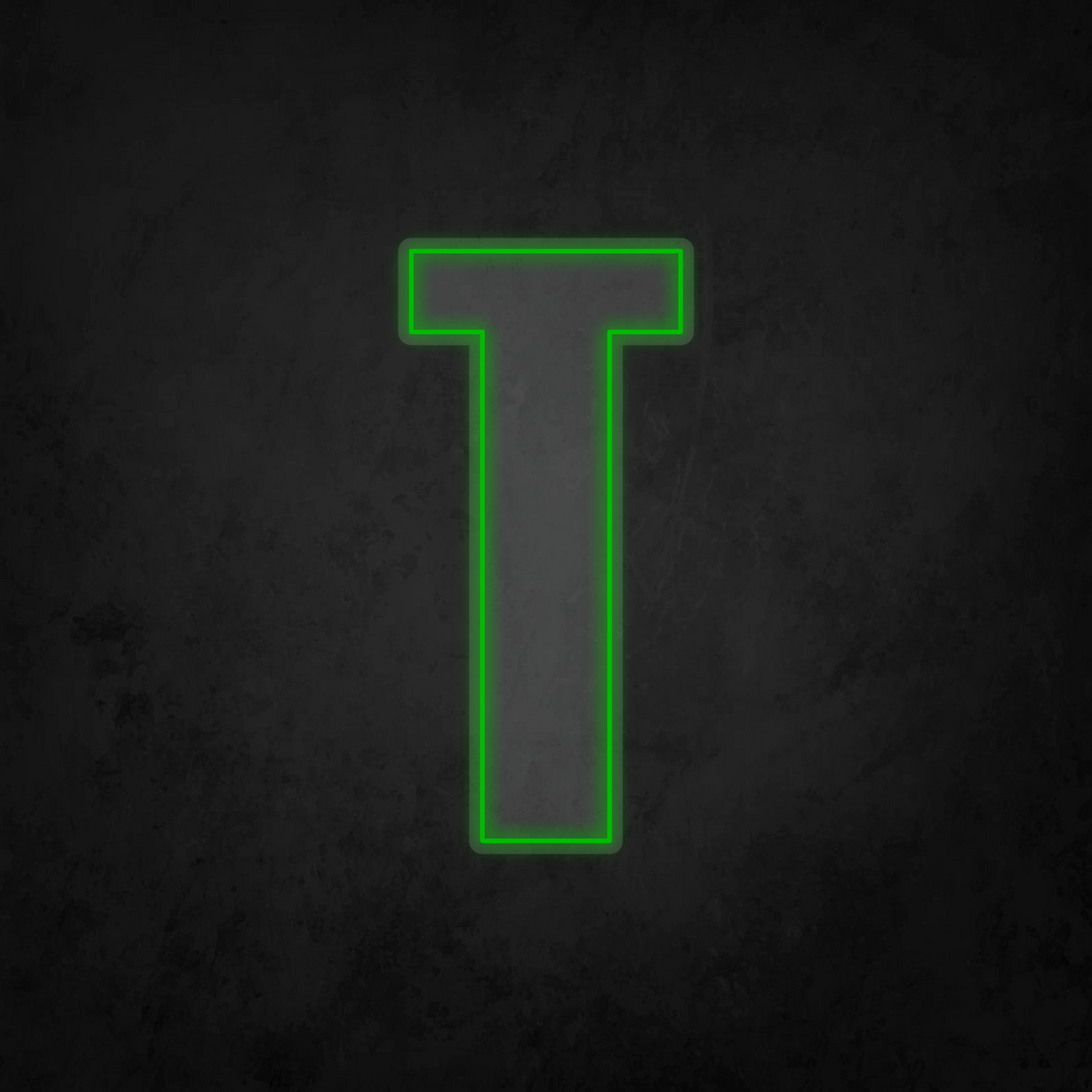 LED Neon Sign - Alphabet - T - XL Size