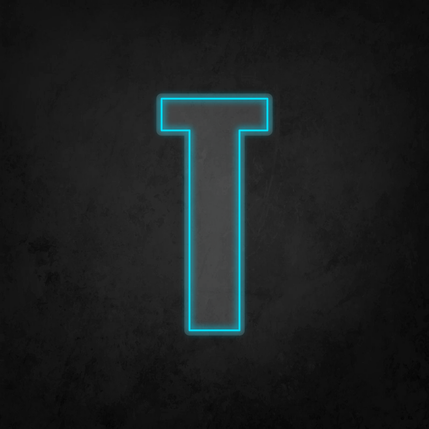LED Neon Sign - Alphabet - T - XL Size