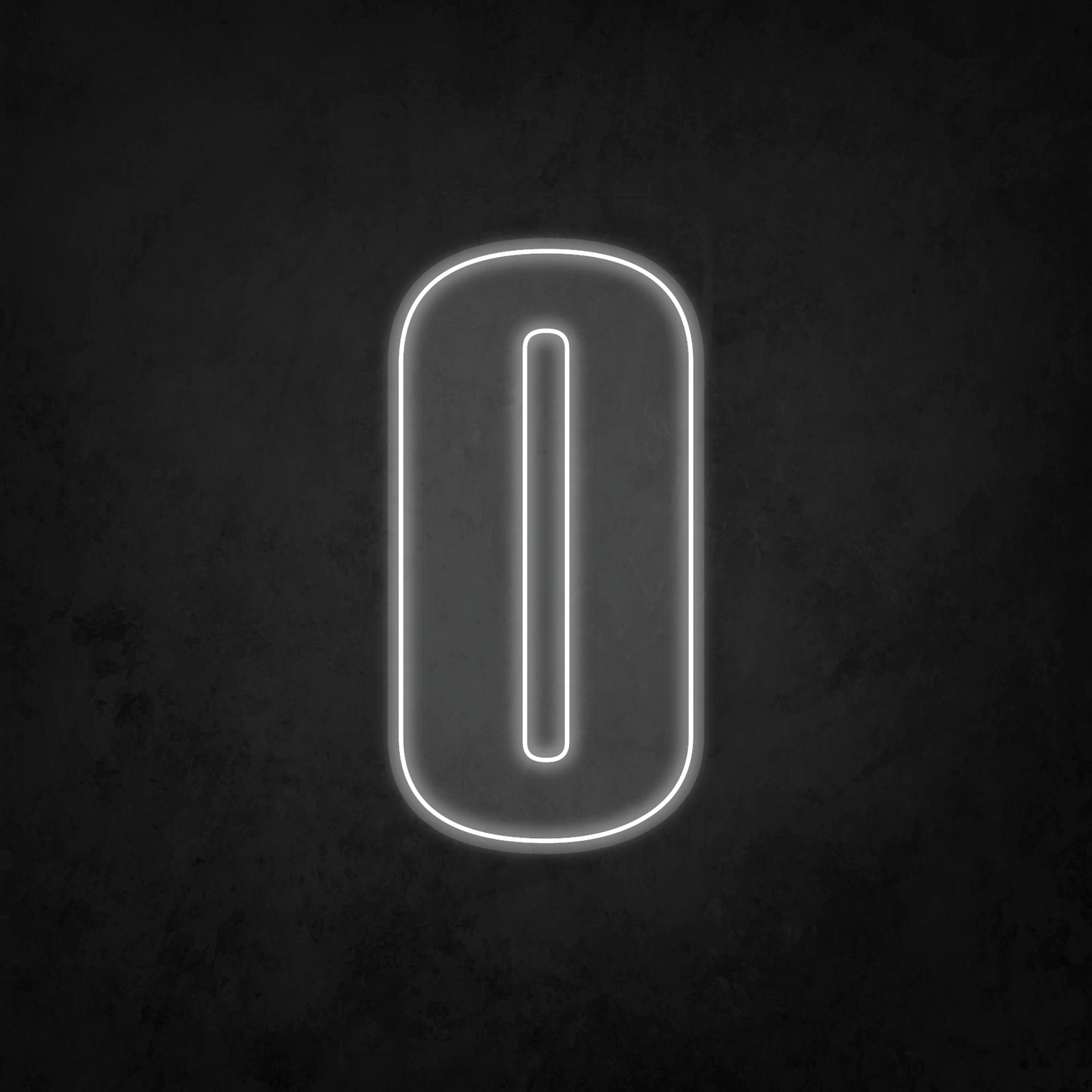 LED Neon Sign - Alphabet - O - XL Size