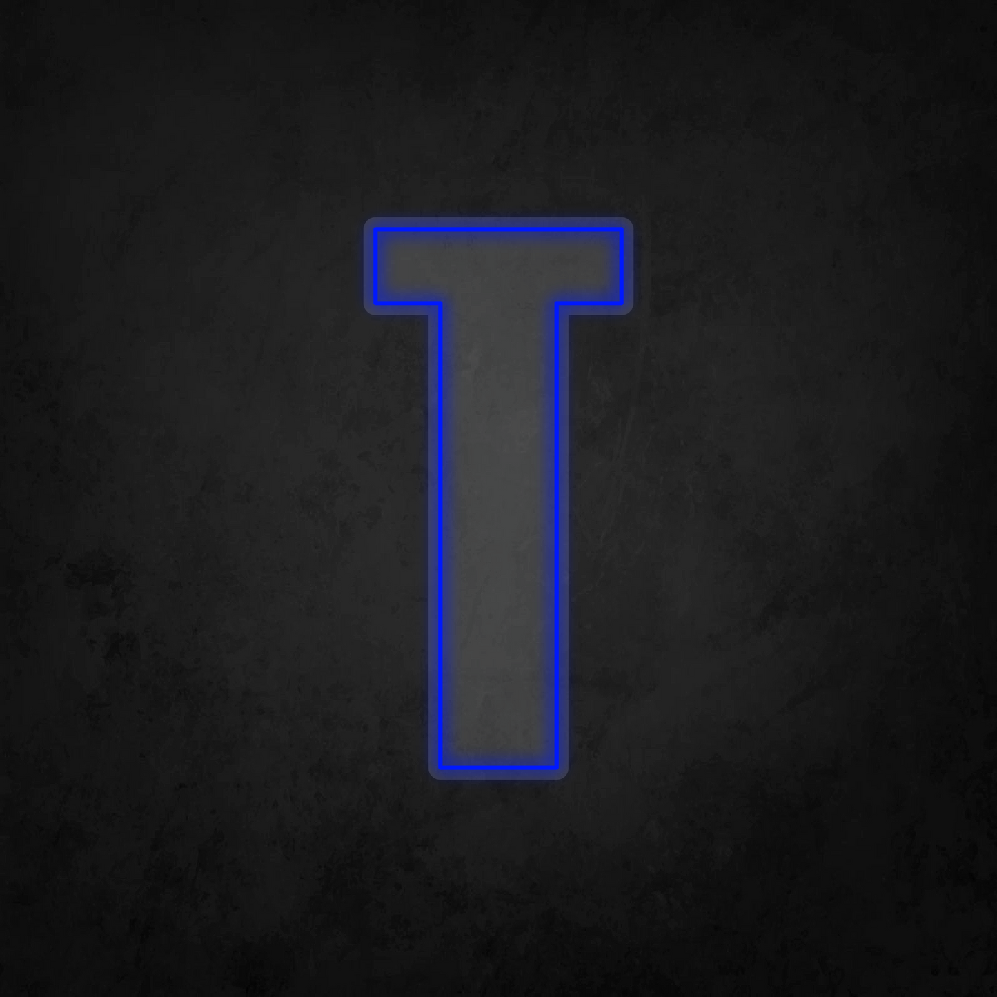 LED Neon Sign - Alphabet - T - XL Size