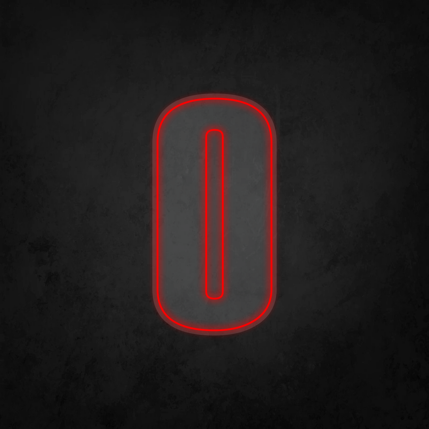 LED Neon Sign - Alphabet - O - XL Size