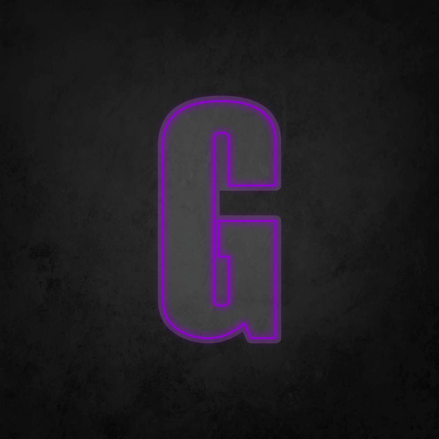 LED Neon Sign - Alphabet - G - XL Size