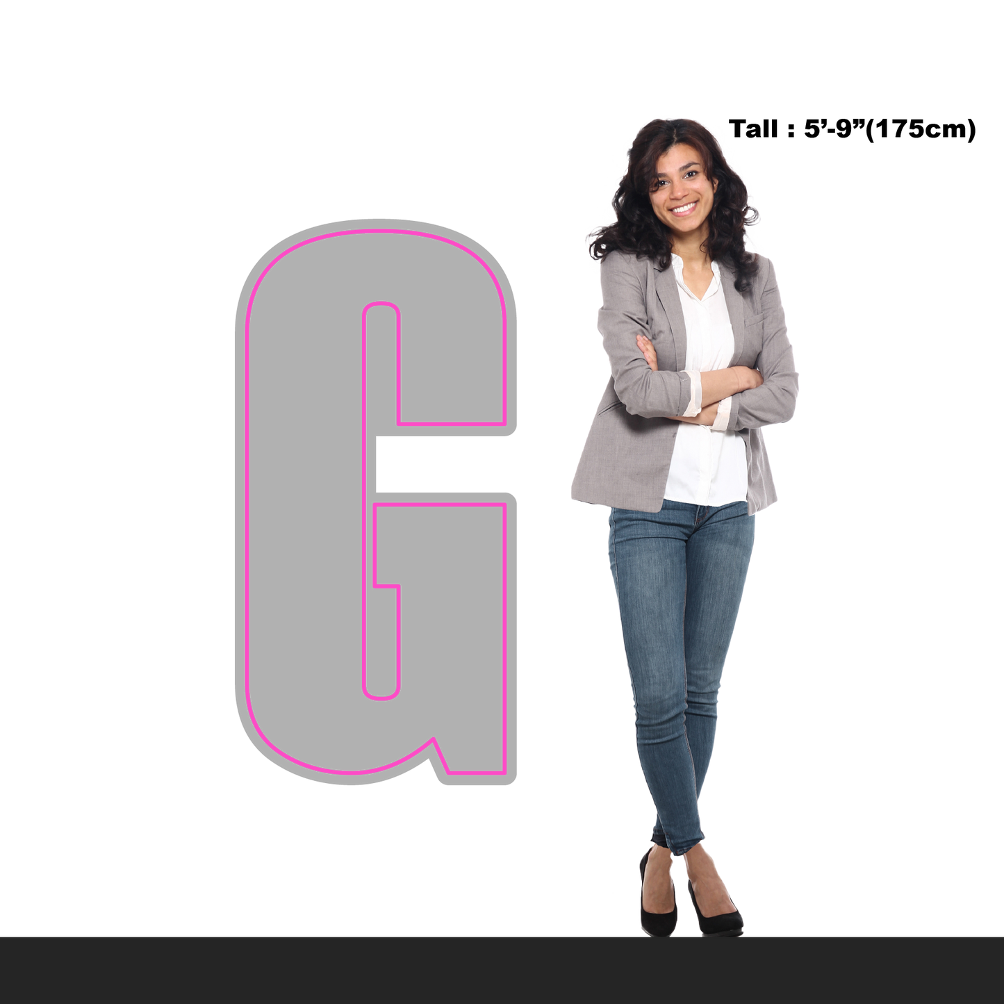 LED Neon Sign - Alphabet - G - XL Size