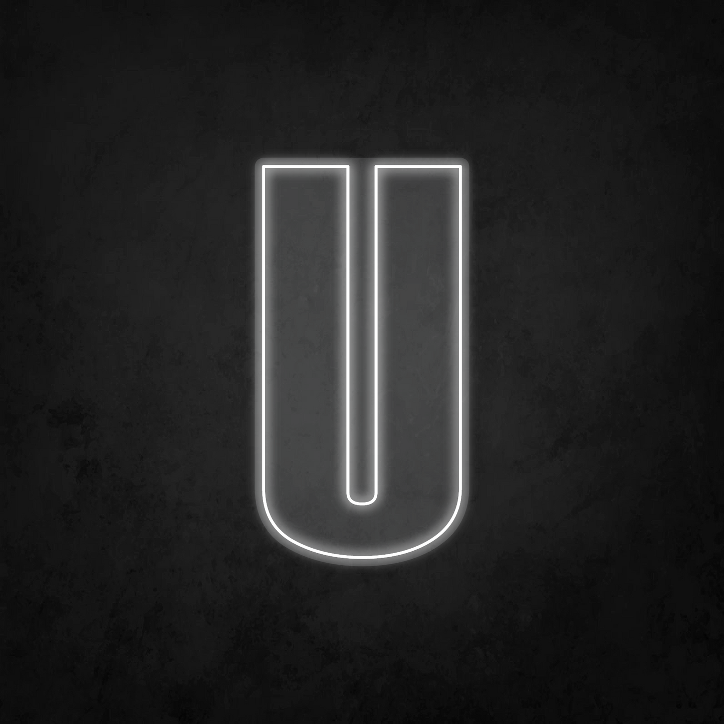 LED Neon Sign - Alphabet - U - XL Size