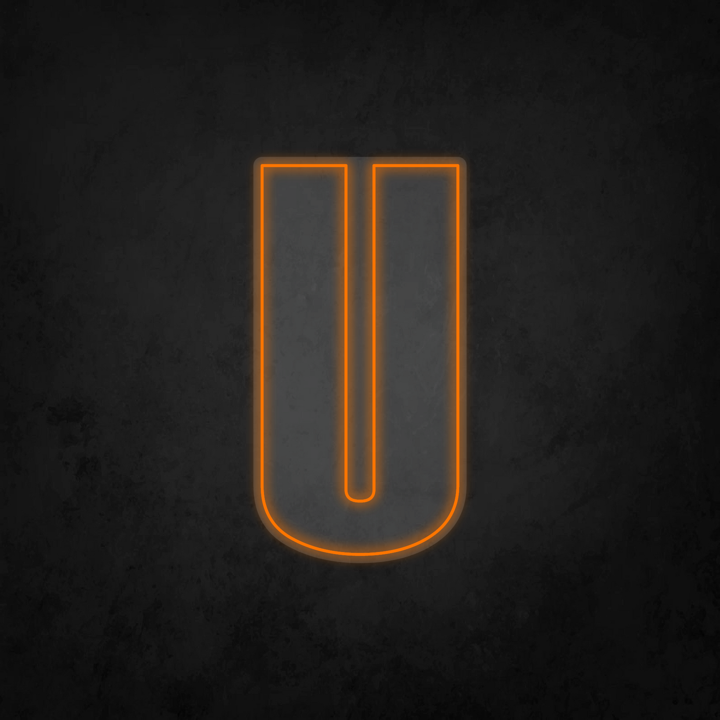 LED Neon Sign - Alphabet - U - XL Size