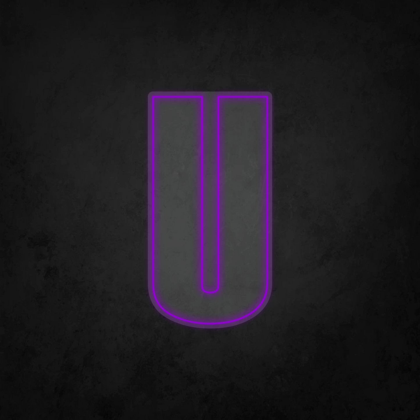 LED Neon Sign - Alphabet - U - XL Size
