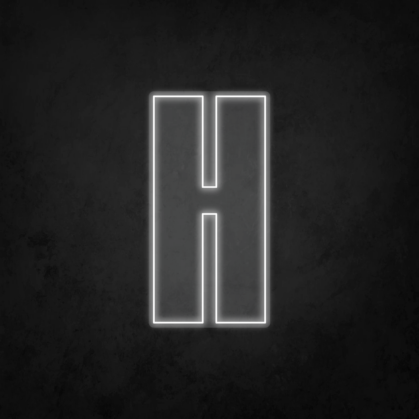 LED Neon Sign - Alphabet - H - XL Size