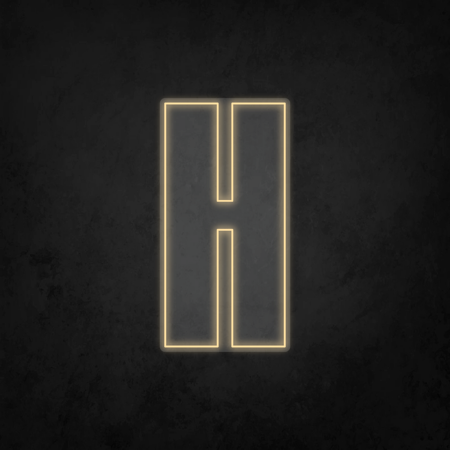 LED Neon Sign - Alphabet - H - XL Size
