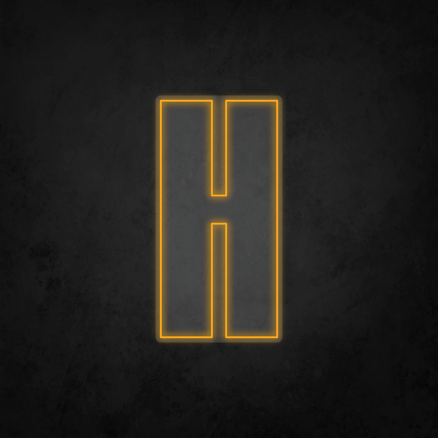 LED Neon Sign - Alphabet - H - XL Size