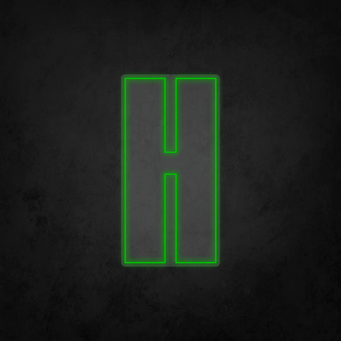 LED Neon Sign - Alphabet - H - XL Size