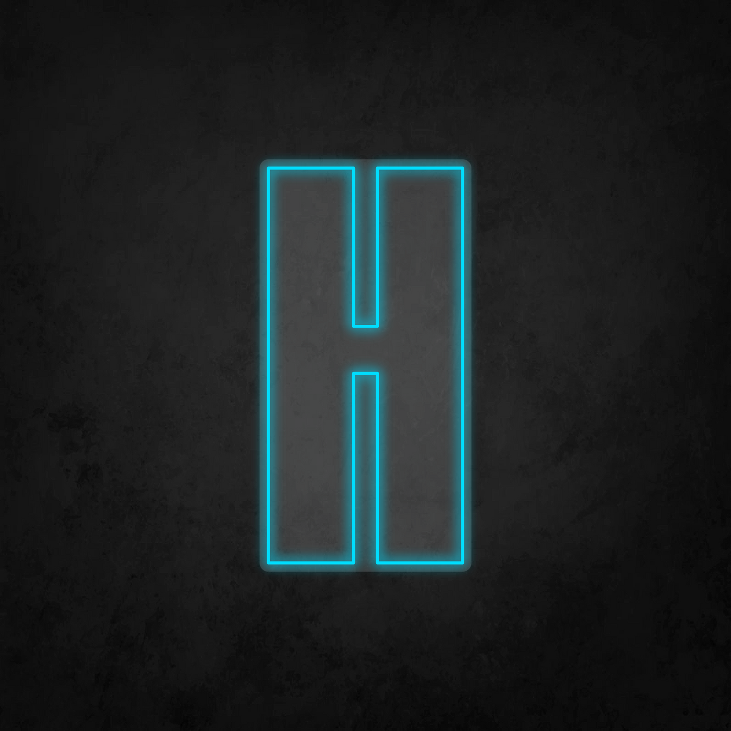 LED Neon Sign - Alphabet - H - XL Size