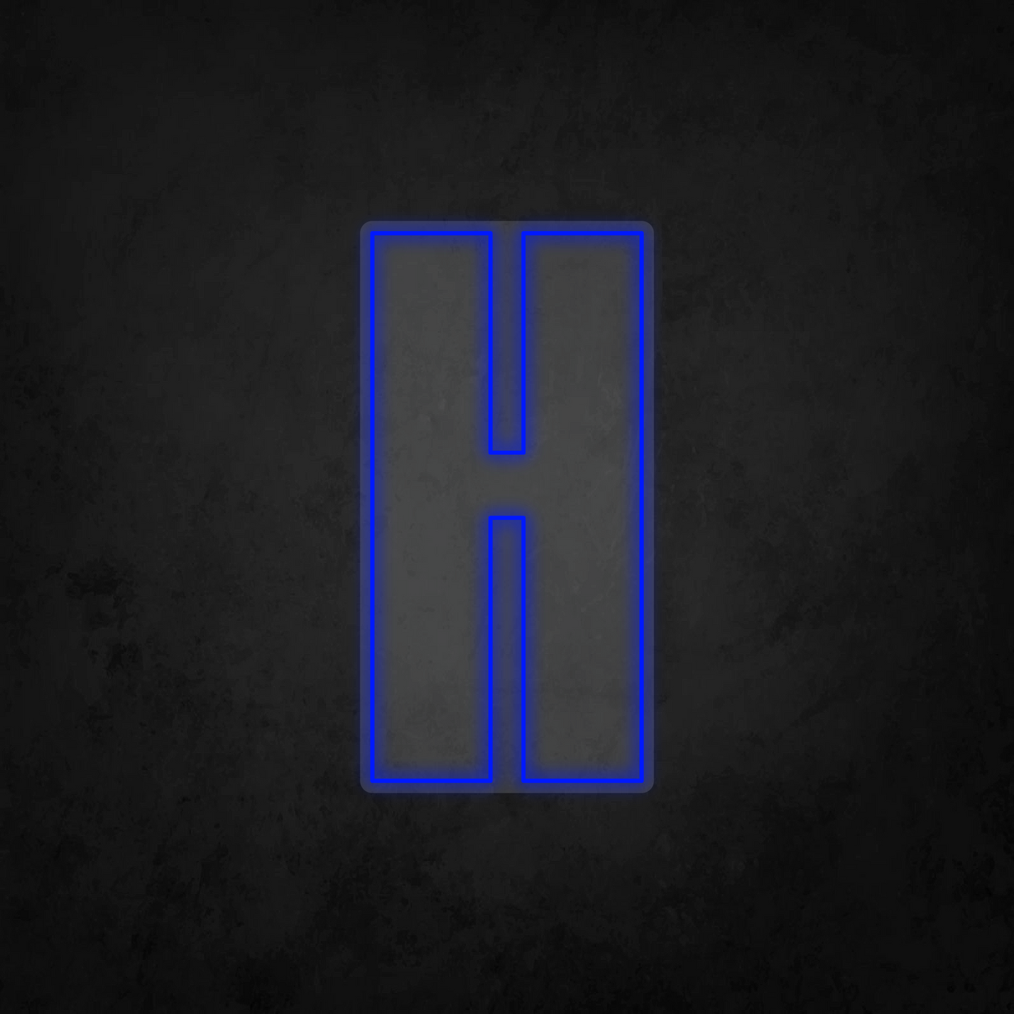 LED Neon Sign - Alphabet - H - XL Size