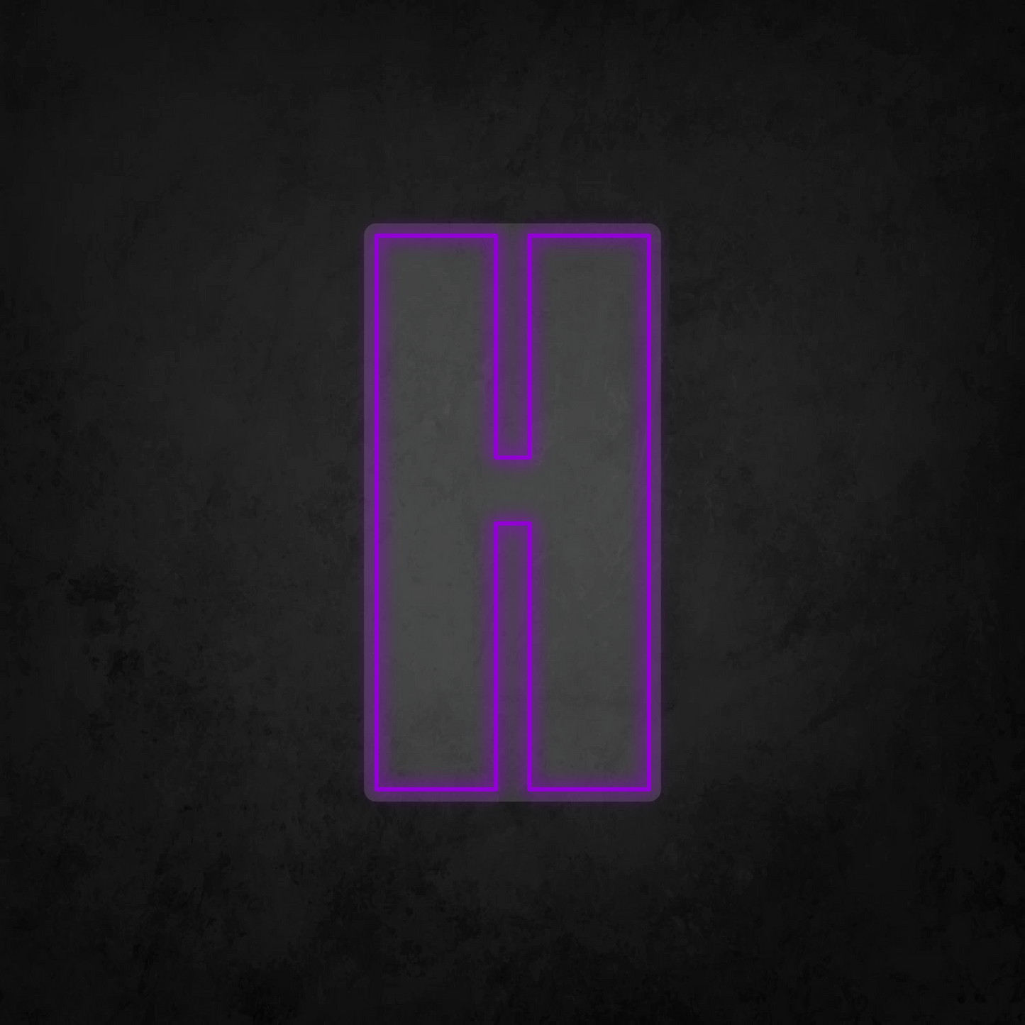 LED Neon Sign - Alphabet - H - XL Size