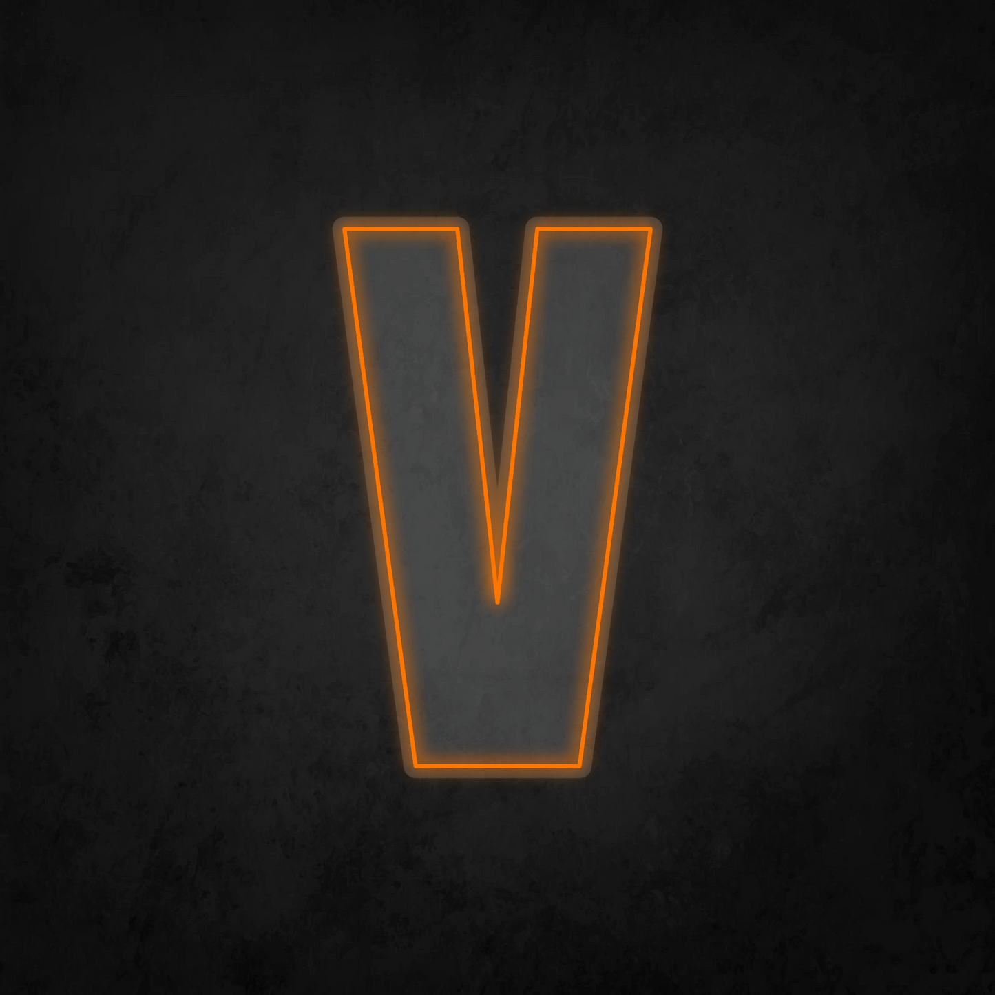 LED Neon Sign - Alphabet - V - XL Size