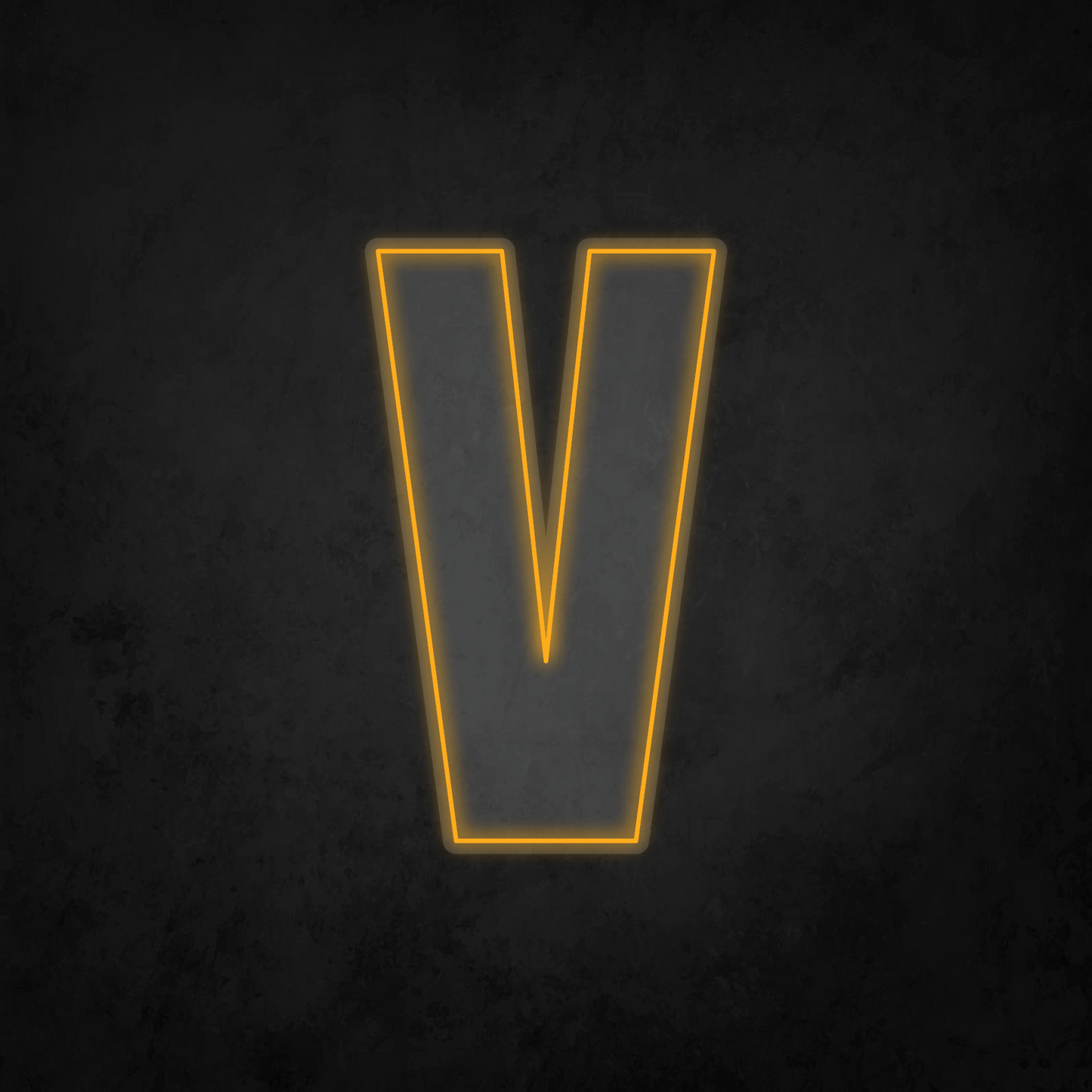 LED Neon Sign - Alphabet - V - XL Size