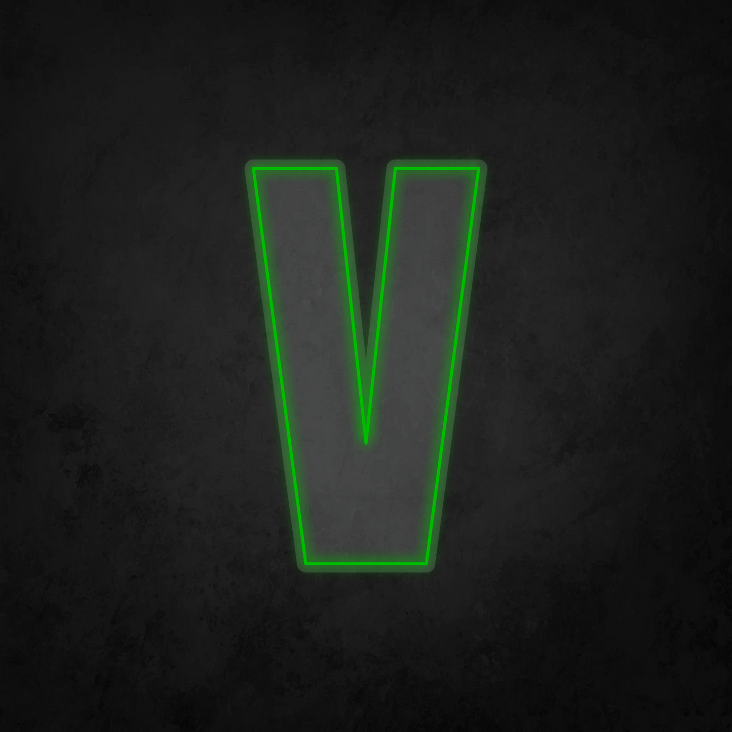 LED Neon Sign - Alphabet - V - XL Size
