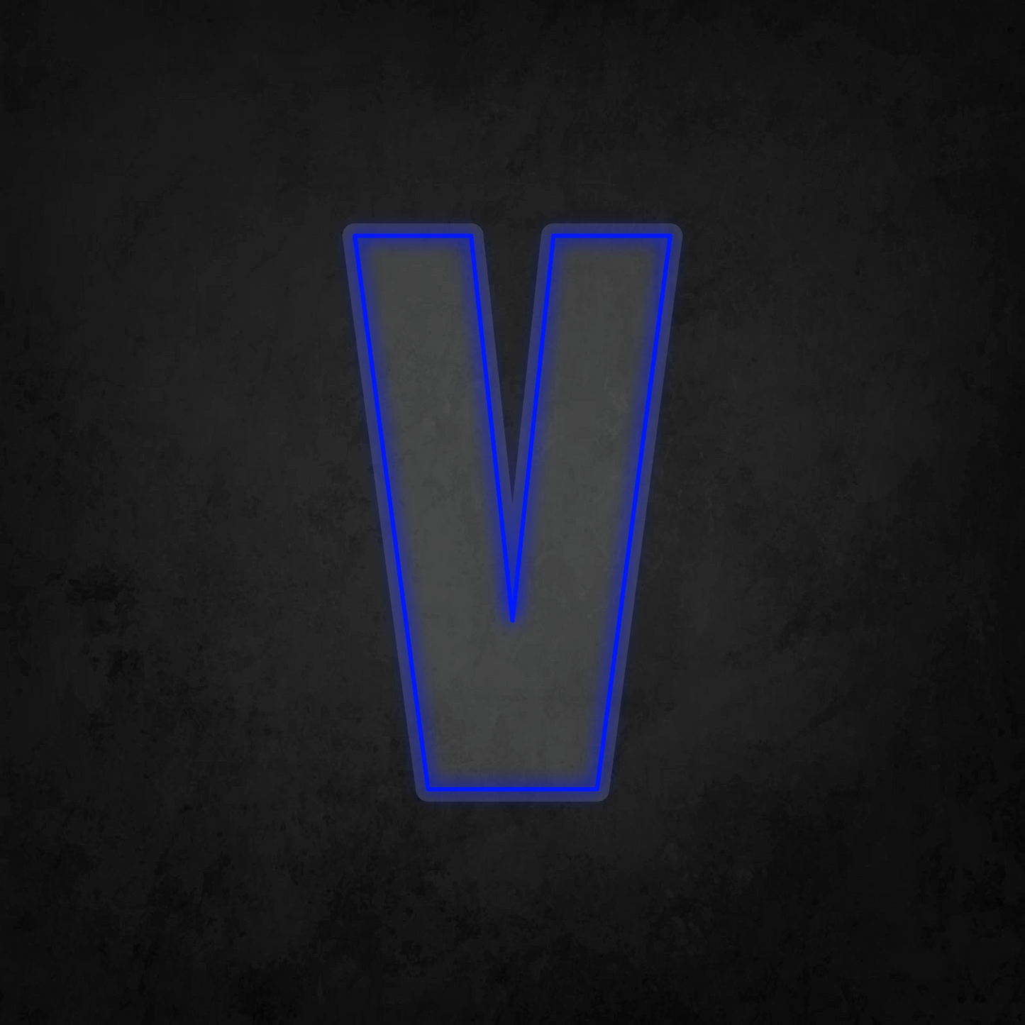 LED Neon Sign - Alphabet - V - XL Size