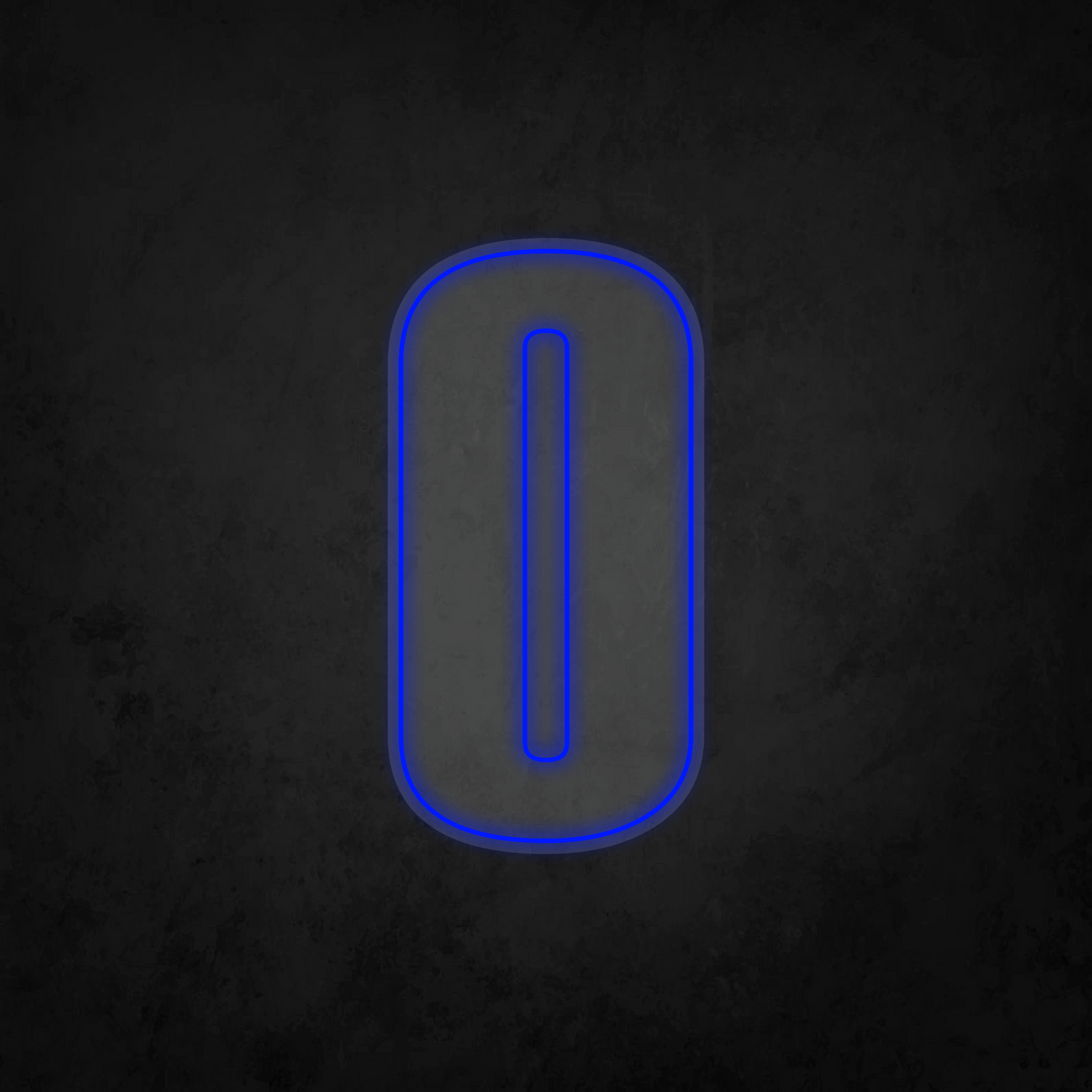 LED Neon Sign - Alphabet - O - XL Size