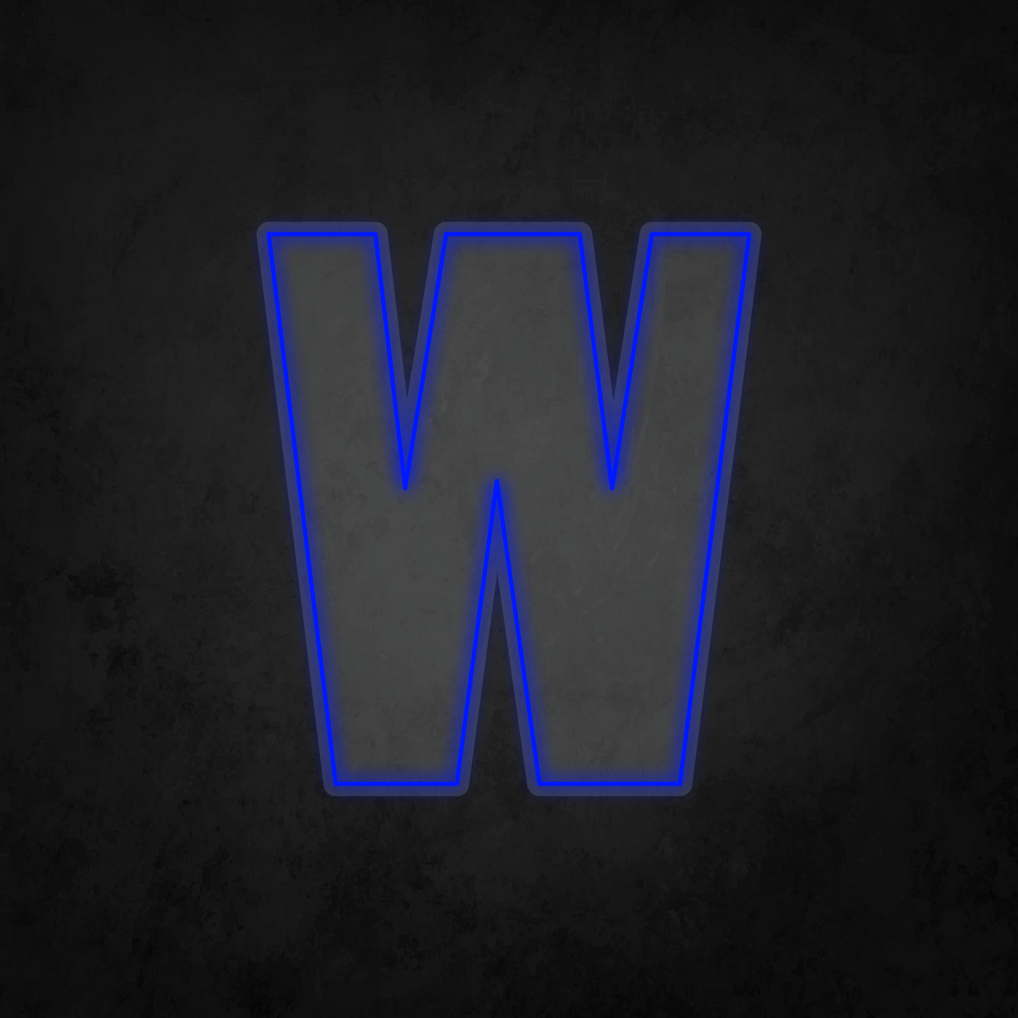 LED Neon Sign - Alphabet - W - XL Size