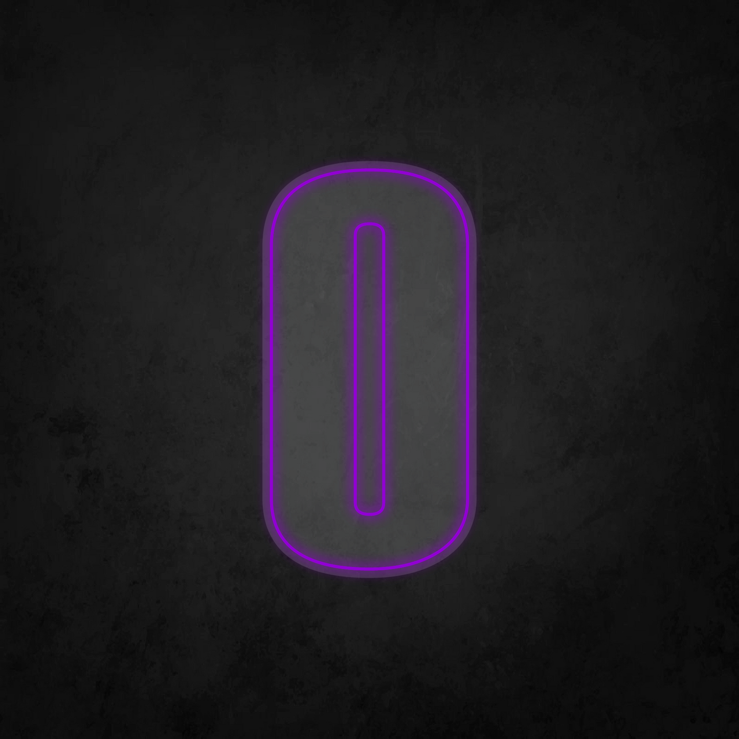 LED Neon Sign - Alphabet - O - XL Size