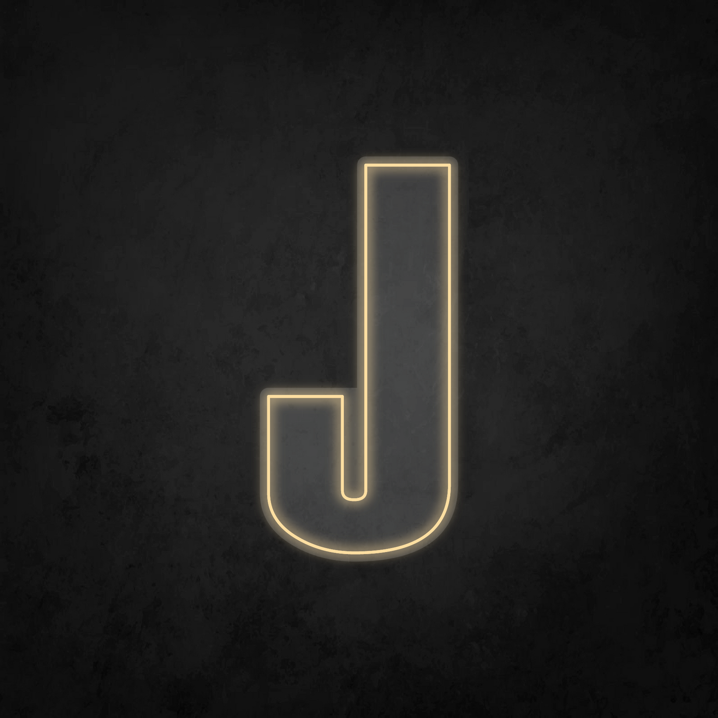 LED Neon Sign - Alphabet - J - XL Size