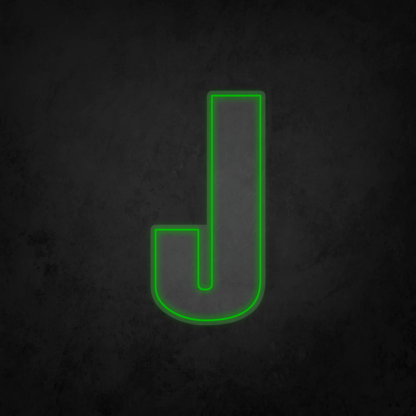 LED Neon Sign - Alphabet - J - XL Size