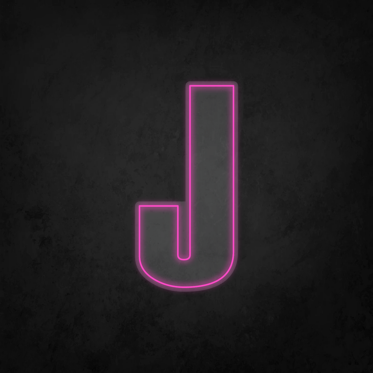 LED Neon Sign - Alphabet - J - XL Size