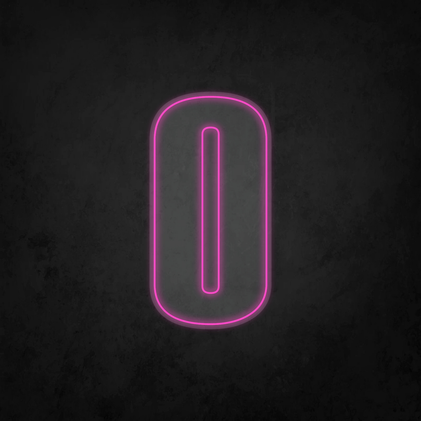 LED Neon Sign - Alphabet - O - XL Size