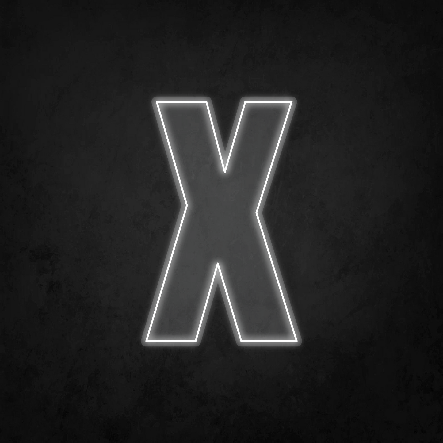 LED Neon Sign - Alphabet - X - XL Size