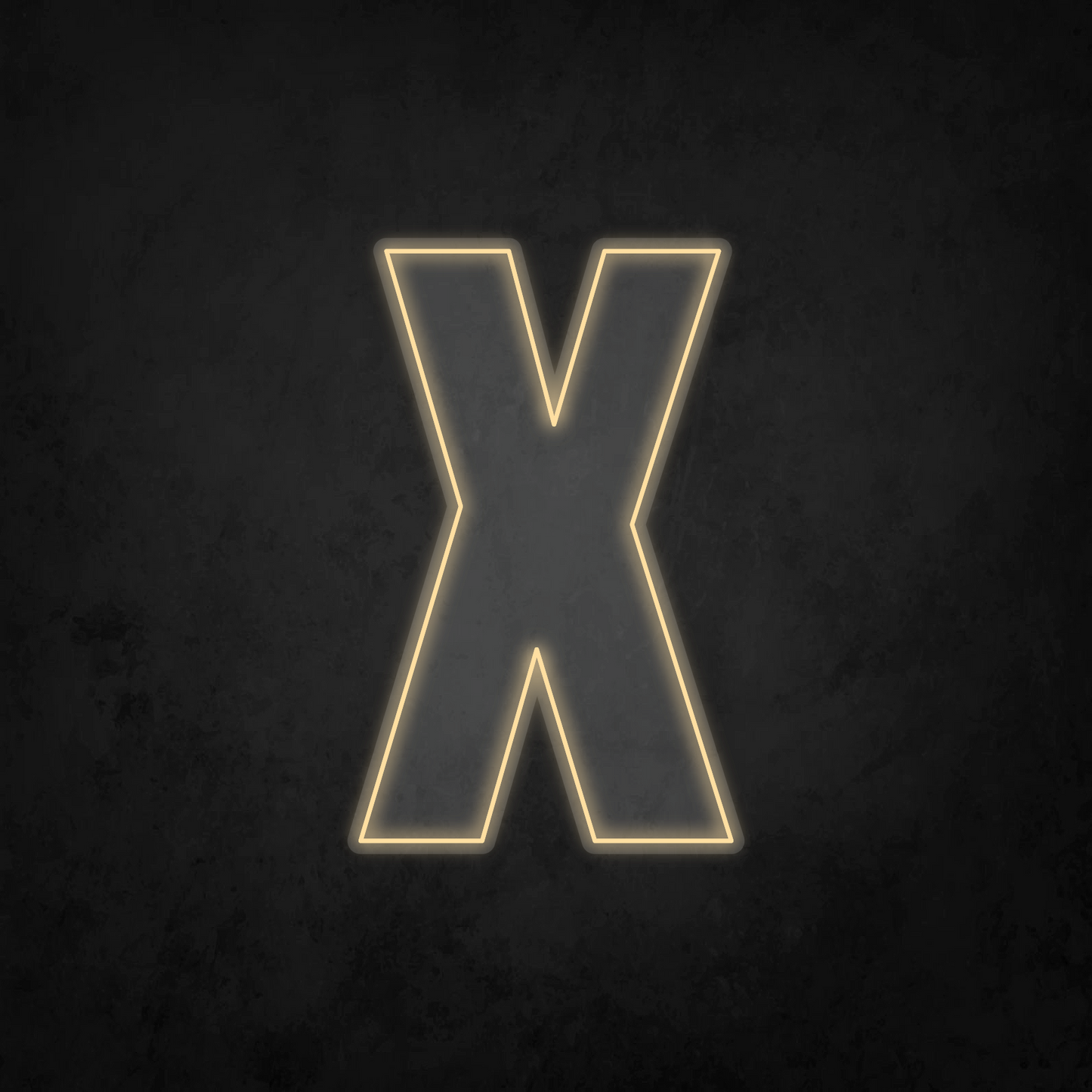 LED Neon Sign - Alphabet - X - XL Size
