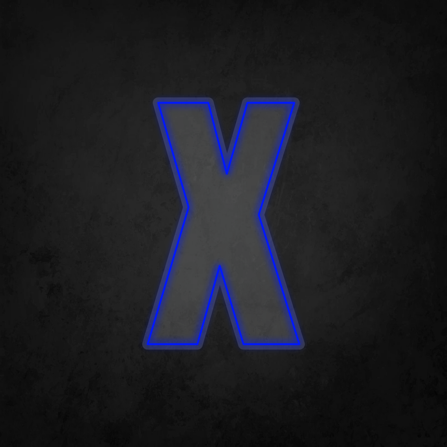 LED Neon Sign - Alphabet - X - XL Size