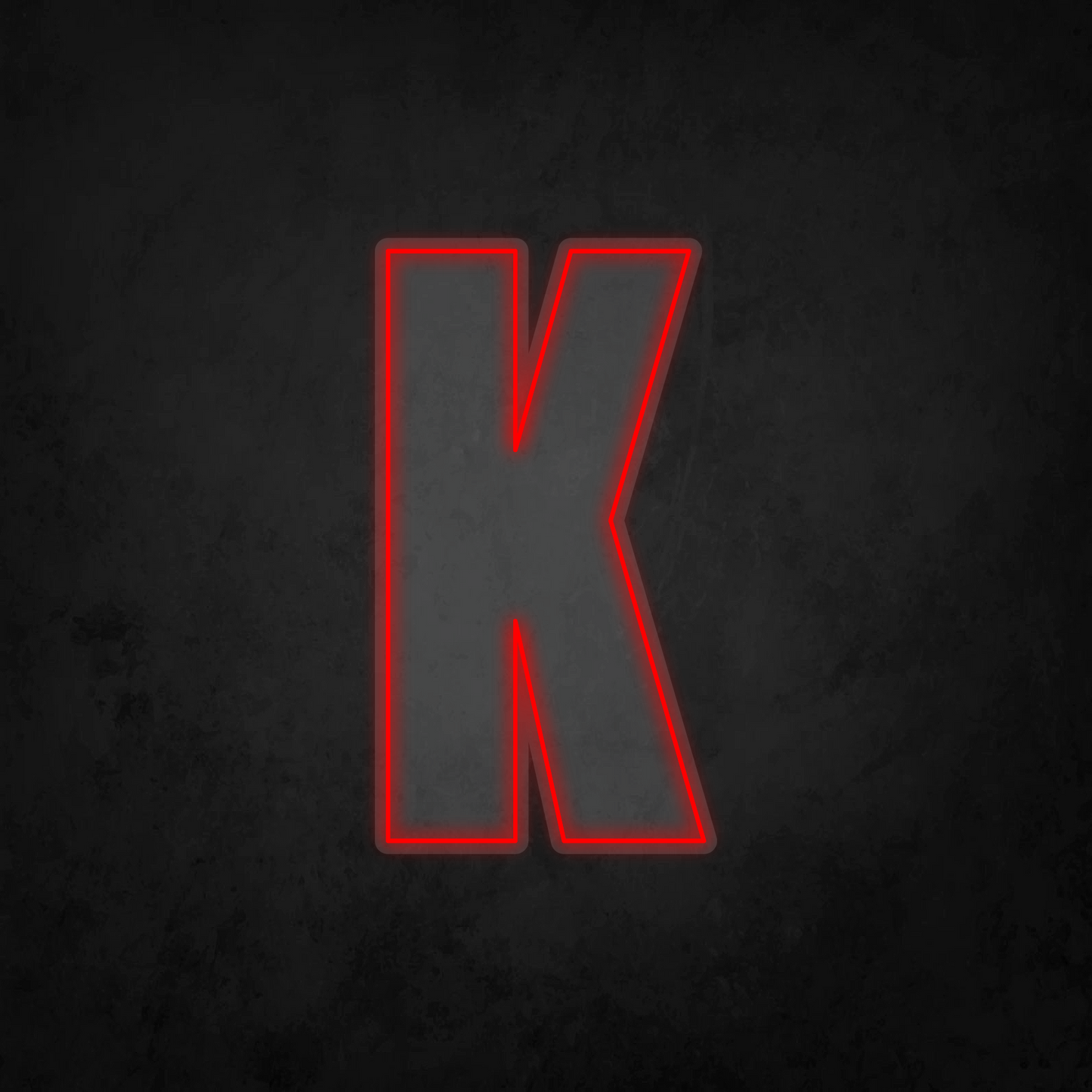 LED Neon Sign - Alphabet - K - XL Size